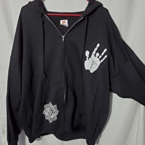 Grateful Dead glow in the dark hoodie Hanes
